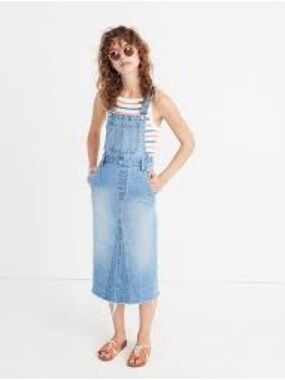 Madewell Reconstructed Overall Jumper - Size 8 (fits like 6)